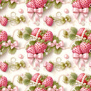 Strawberry and Pearls Collection 12x12 Vinyl Sheets- 14 Designs Available