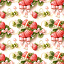 Strawberry and Pearls Collection 12x12 Vinyl Sheets- 14 Designs Available