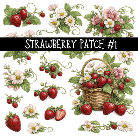 Strawberry Patch Decal sheets 4 designs available