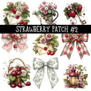 Strawberry Patch Decal sheets 4 designs available