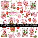 Strawberry Shortcake Old School Doodle Patchwork Set