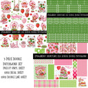 Strawberry Shortcake Old School Doodle Patchwork Set
