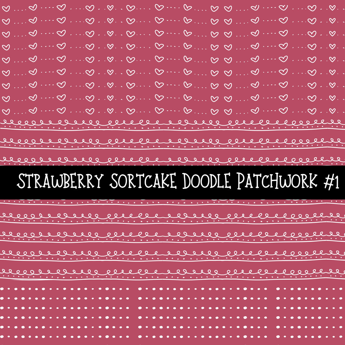 Strawberry Shortcake Doodle Patchwork Sets 2 styles available