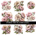 Stronger than the Storm Torn pages and Flowers UV DTF Decal sheets