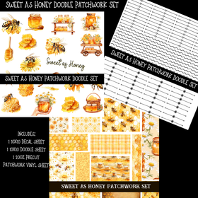 Sweet as Honey Doodle Patchwork Set