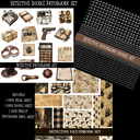 Detective Doodle Patchwork Set