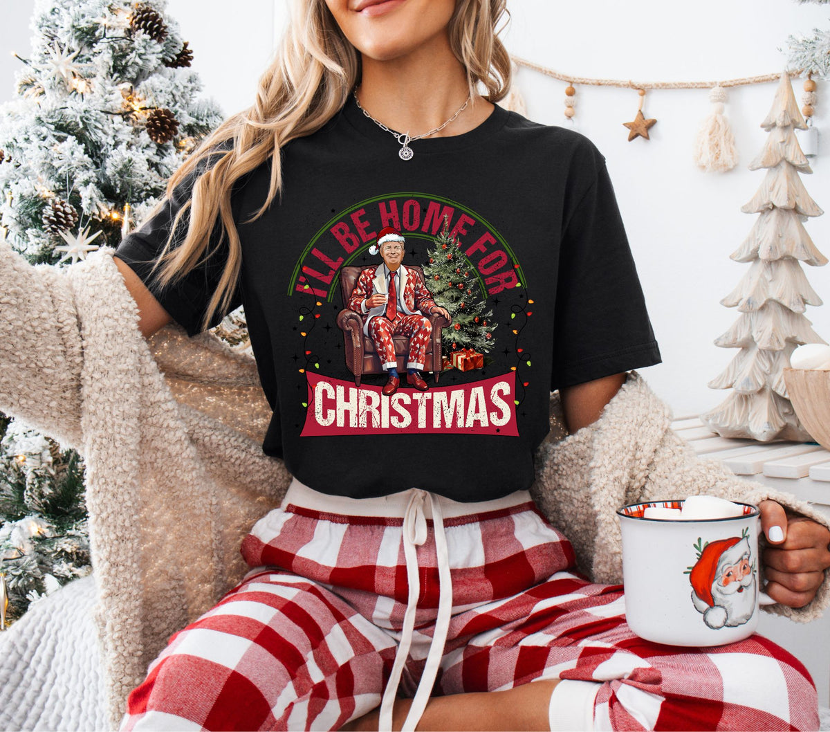 I'll be home for Christmas DTF Transfers