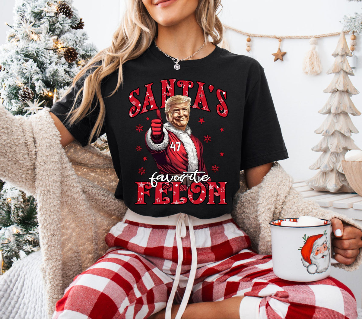 Santa's Favorite Felon DTF Transfers