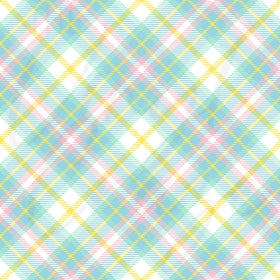 Summer Pastel Tartan Adhesive Vinyl