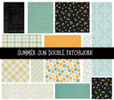 Summer Sun Doodle Patchwork Set