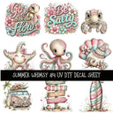 Summer Whimsy UV DTF Decal sheets 10 Design Options