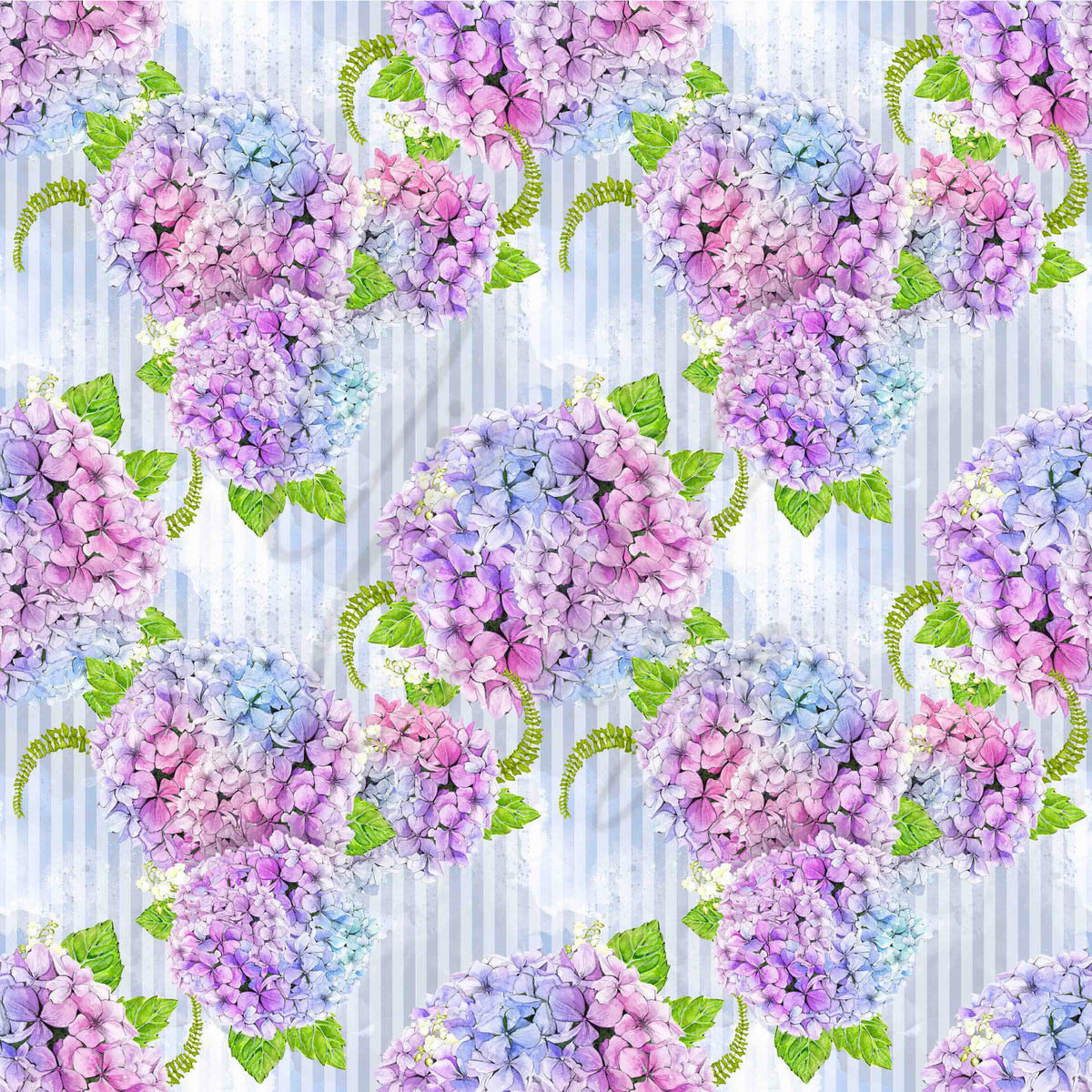 Summer Hydrangeas Adhesive Vinyl