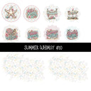Summer Whimsy UV DTF Decal sheets 10 Design Options