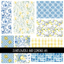 Sunflower and Lemons UV DTF Decal sheets 2 design Options  available
