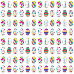 Super Cute Bright Easter Eggs - Adhesive Vinyl