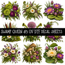 Swamp Queen UV DTF Decal sheets 10 Designs available