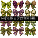 Swamp Queen UV DTF Decal sheets 10 Designs available