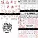 Pink Coquette Doodle Patchwork Set