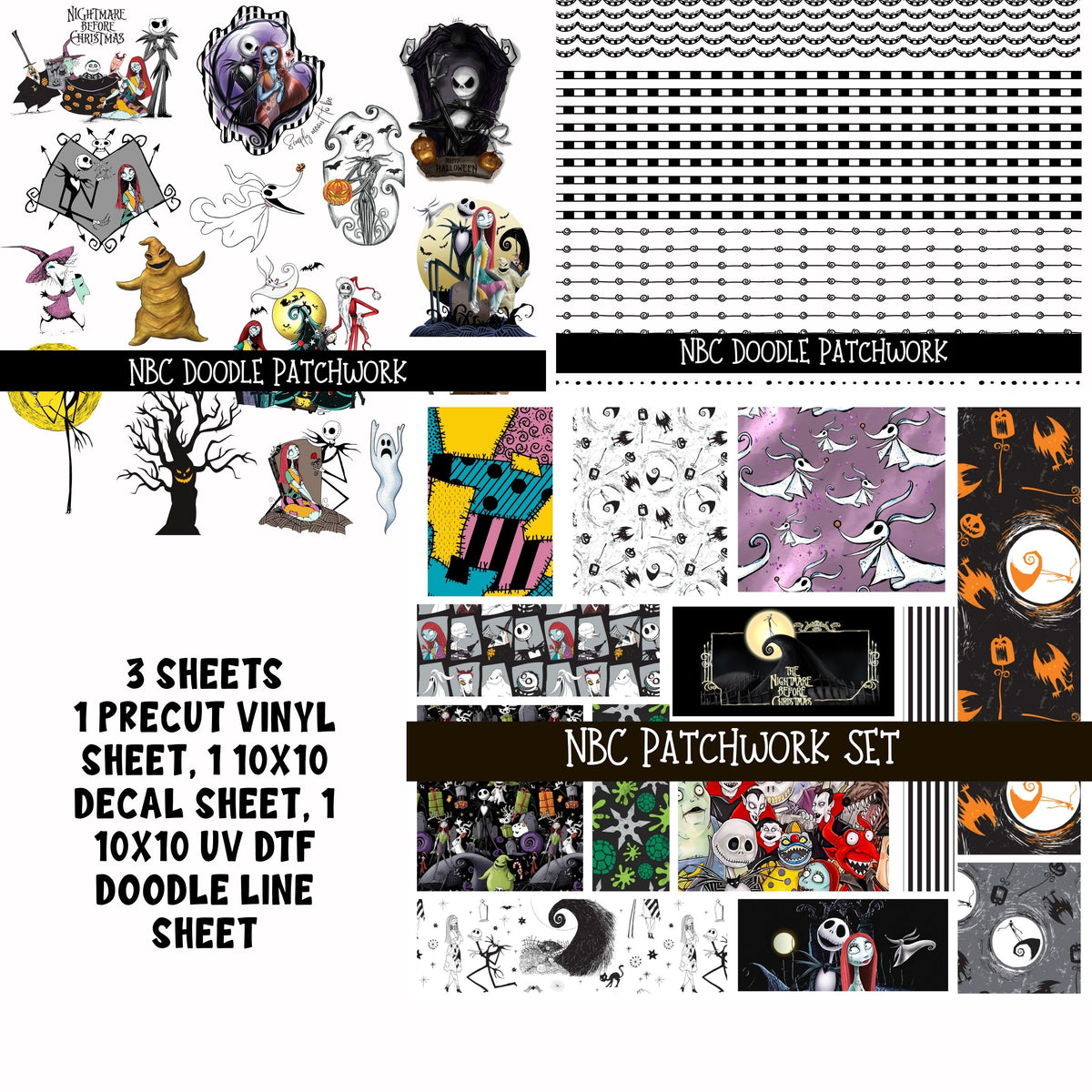 NBC Doodle Patchwork Set