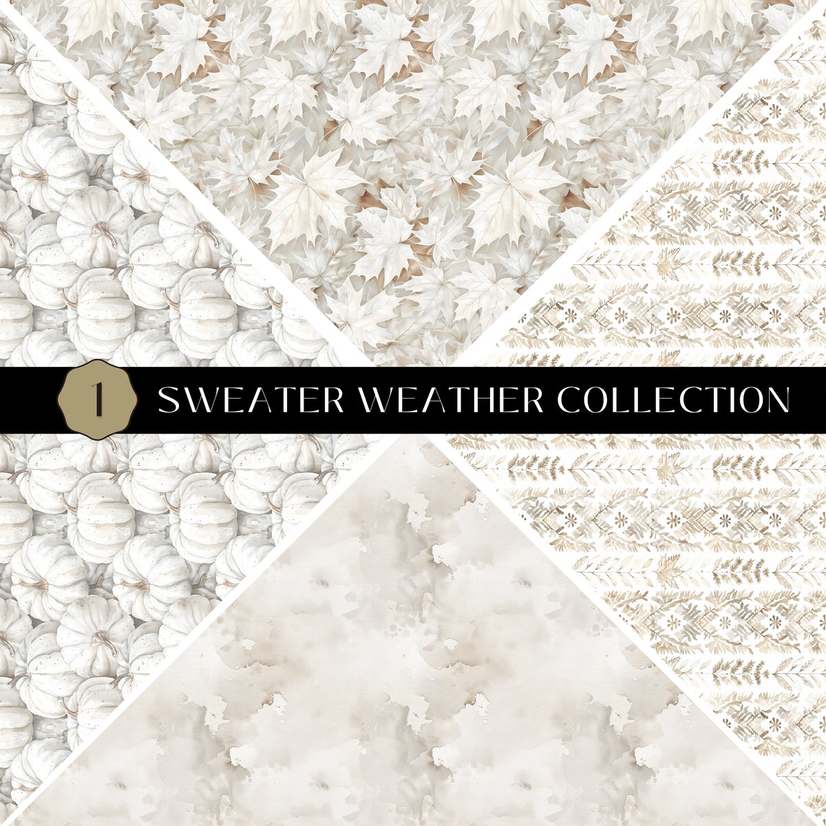 Sweater Weather precut Vsplit 12x12 vinyl sheet 2 Designs