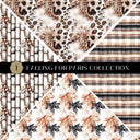 Falling for Paris precut Vsplit 12x12 vinyl sheet 2 Designs