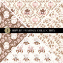Howdy Pumpkin precut Vsplit 12x12 vinyl sheet 2 Designs