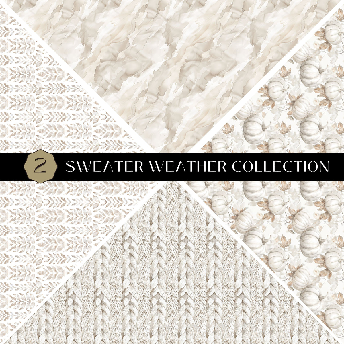 Sweater Weather precut Vsplit 12x12 vinyl sheet 2 Designs
