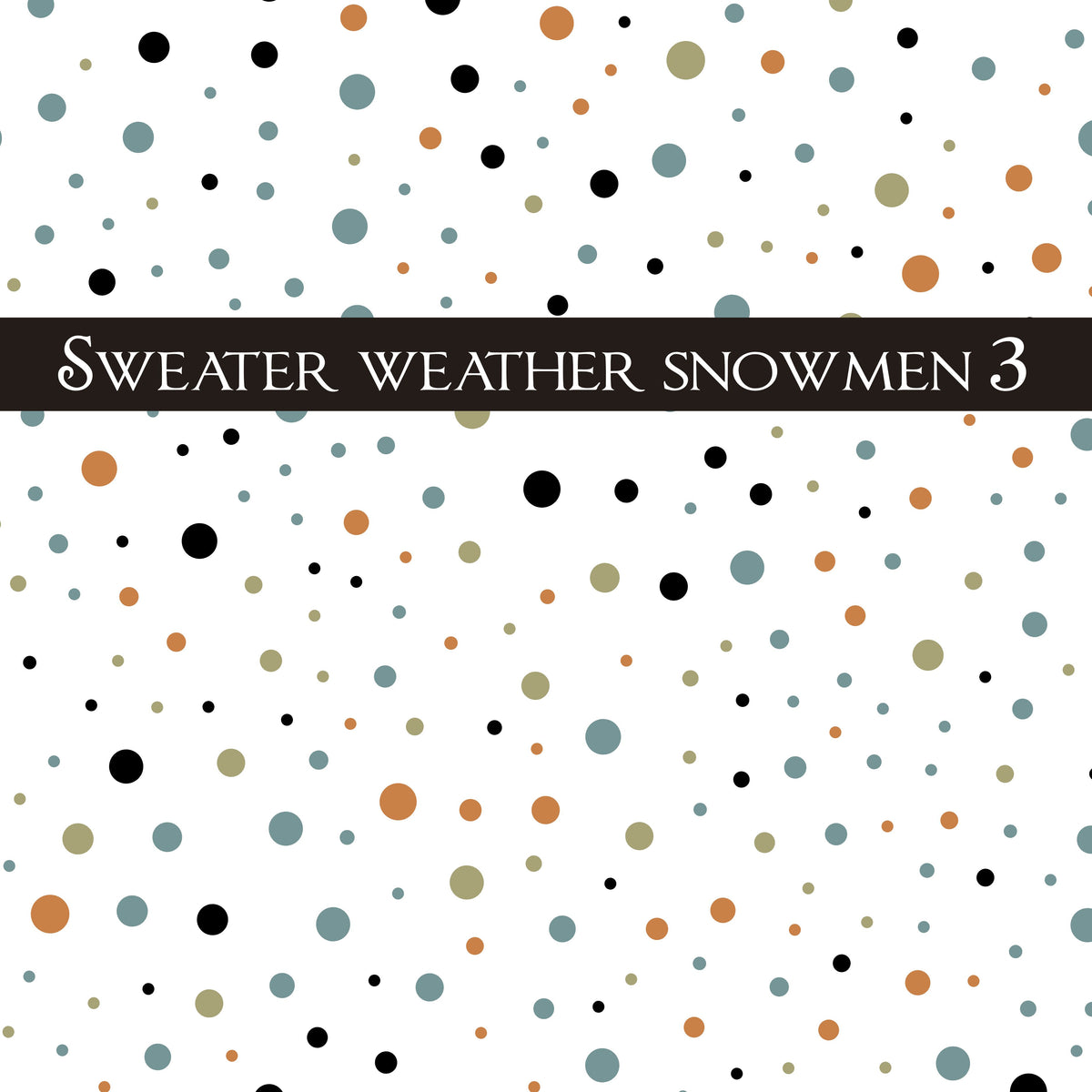 Sweater weather snowmen UV DTF Decal Sheets 5 design options