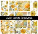 Sweet Dahlias Doodle Patchwork Set