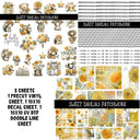Sweet Dahlias Doodle Patchwork Set