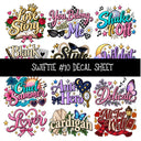 Swiftie UV DTF Decal sheets 13 Designs available
