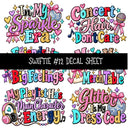Swiftie UV DTF Decal sheets 13 Designs available
