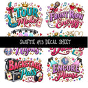 Swiftie UV DTF Decal sheets 13 Designs available