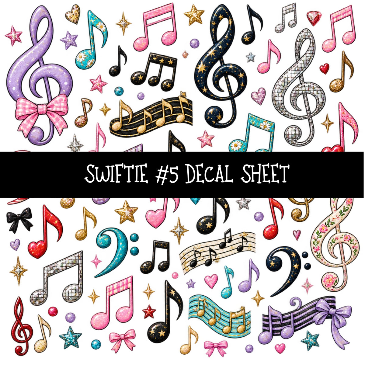 Swiftie UV DTF Decal sheets 13 Designs available