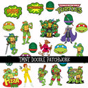 TMNT Doodle Patchwork Set