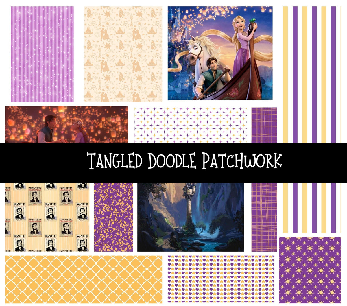 Tangled Doodle Patchwork Set