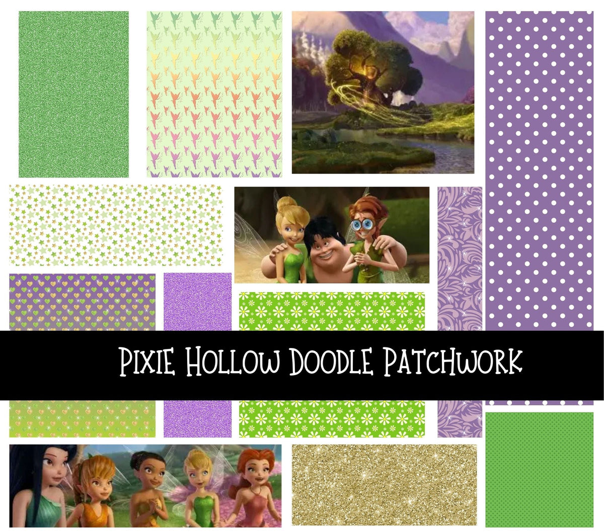 Pixie Hollow Patchwork Set
