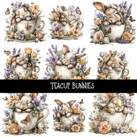 Teacup Bunnies UV Decal sheet