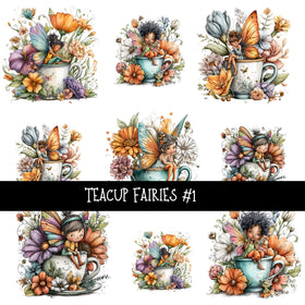 Teacup Fairies UV Decal sheets 2 to choose from