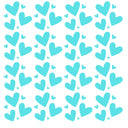 Hearts in multiple sizes UV DTF Decal sheets- multiple color options