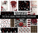 The Devil Wears Prada Doodle Patchwork Set