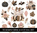 The enchanted pumpkins UV DTF Decal sheets 2 Designs available
