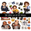 The Office UV DTF Decal sheets 5 Designs available