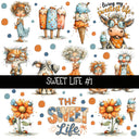 Sweet Life UV DTF Decal sheets 7 Design Options