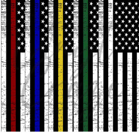 The Thin Line Flag Pen Wraps