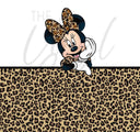 Thinking Mouse Leopard 20 or 30 oz Skinny Adhesive Vinyl Wrap