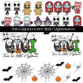 This Gigi really loves her Nightmares UV DTF Decal Sheet