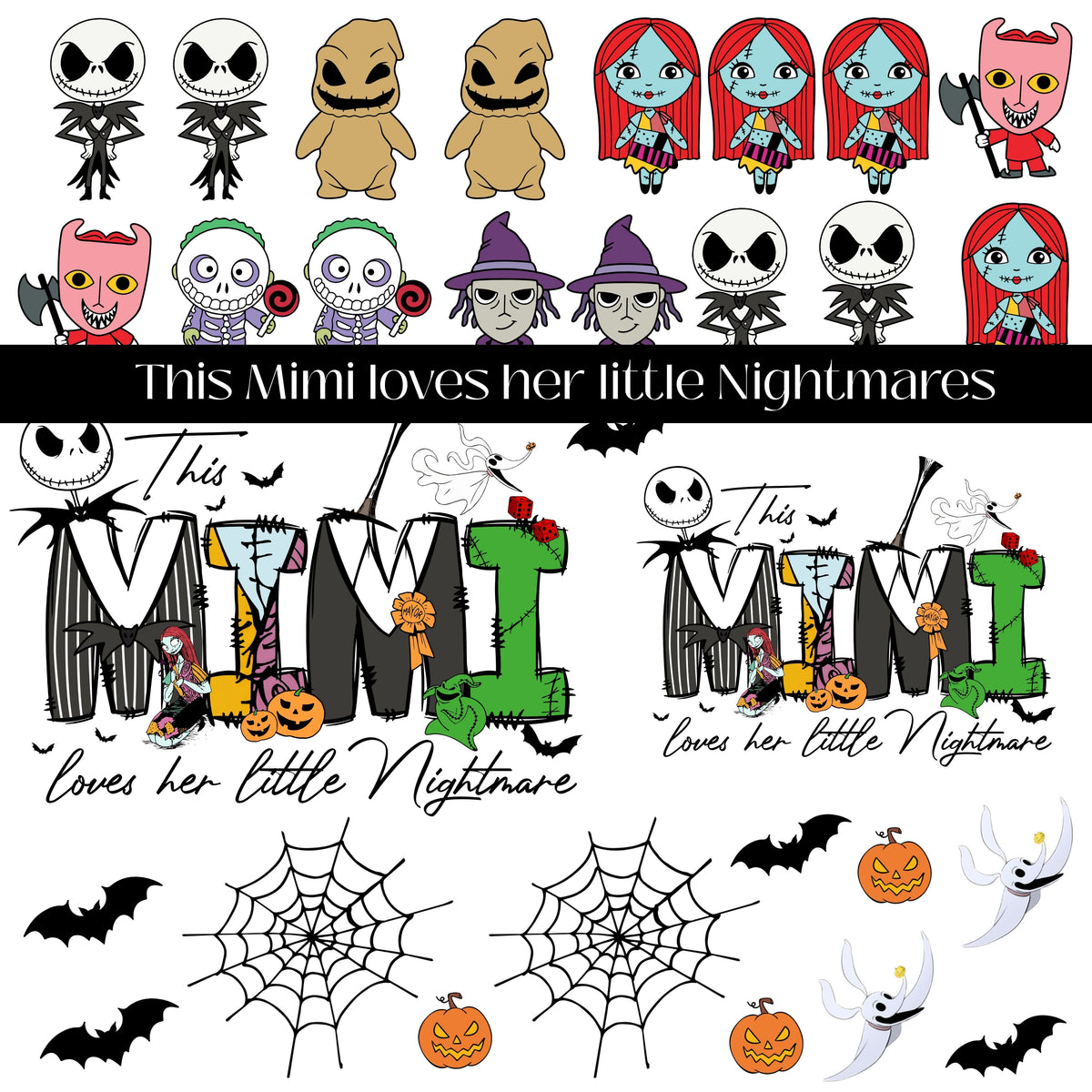 This Mimi really loves her Nightmares UV DTF Decal Sheet