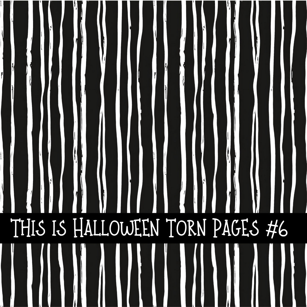 This is Halloween Torn Pages UV DTF Decal sheets 6 Designs available