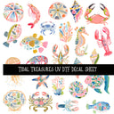 Tidal Treasures UV DTF Decal sheets